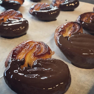 Chocolate-Dipped Palmier
