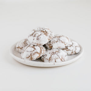 Chocolate Almond Snow Pillows